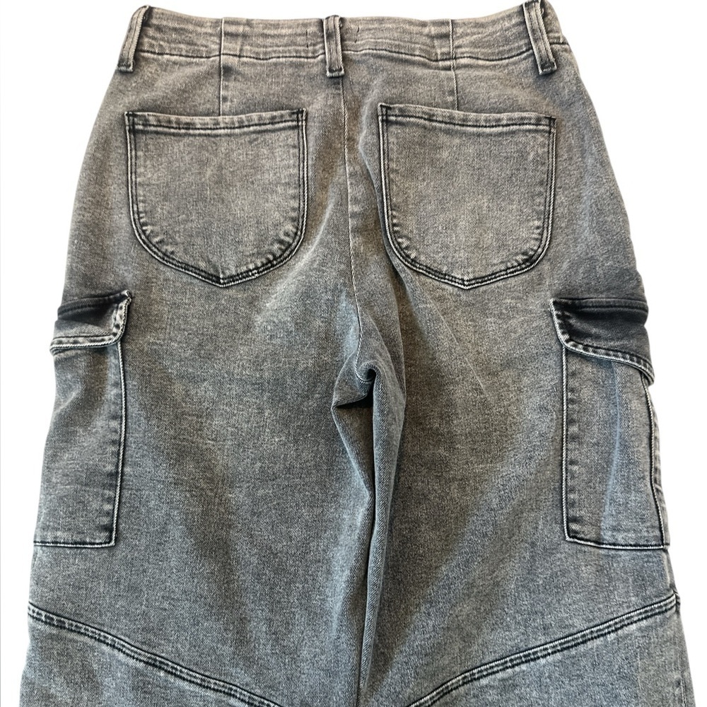 L’Agence Brooklyn High Waist Wide Leg Utility Jeans - Picture 9 of 12
